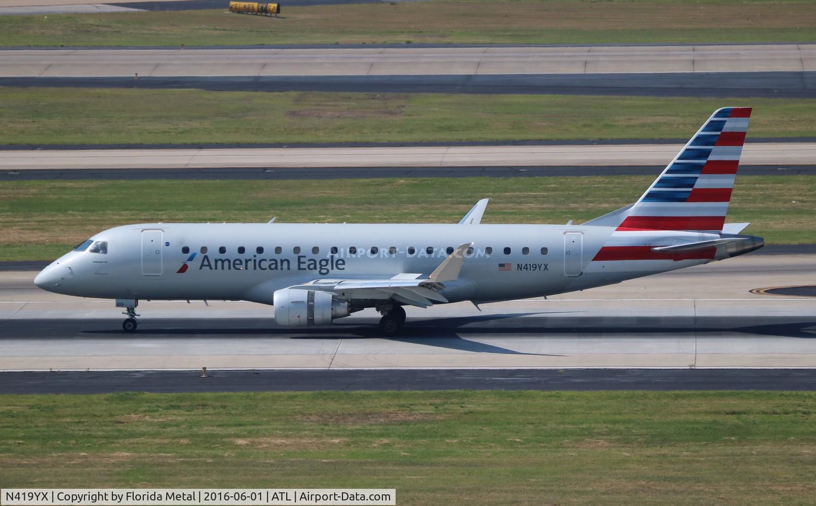 N419YX, 2013 Embraer 175LR (ERJ-170-200LR) C/N 17000384, American Eagle