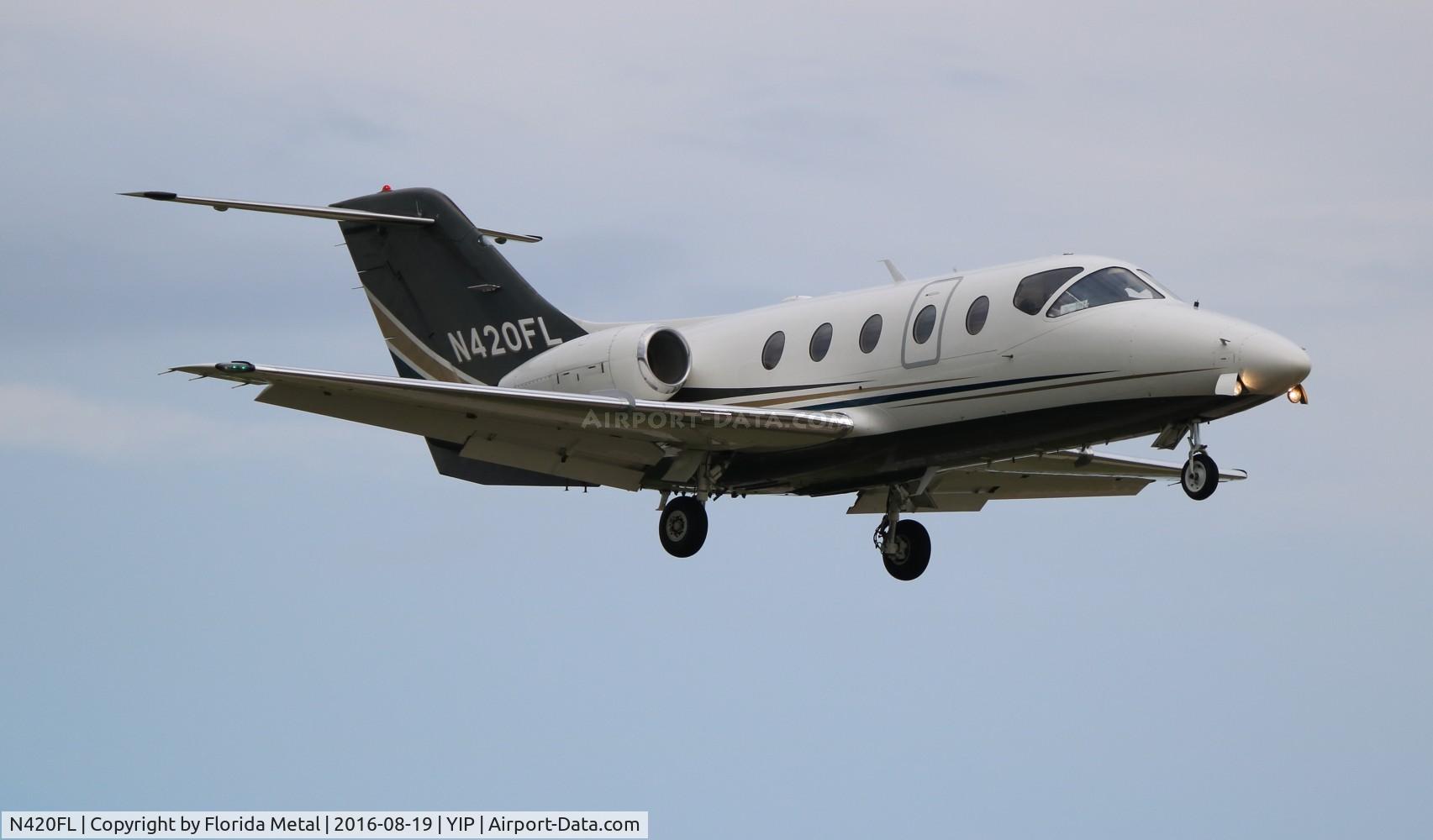 N420FL, 2008 Raytheon Hawker 400XP C/N RK-541, Beech 400A
