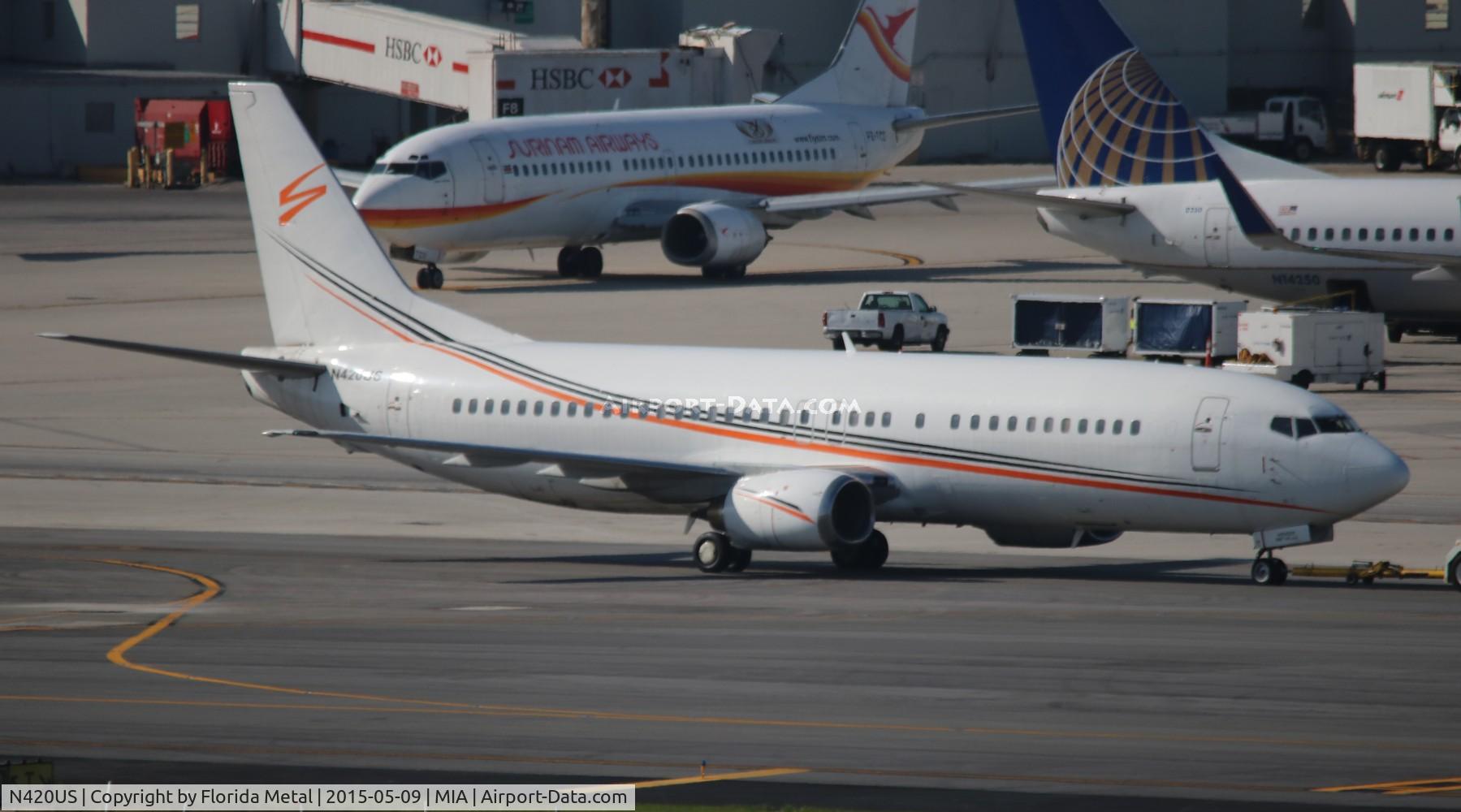 N420US, 1989 Boeing 737-401 C/N 23987, Swift Air