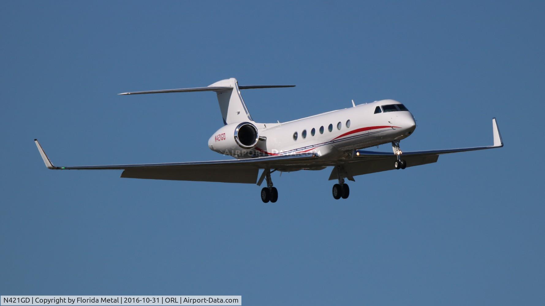 N421GD, 2013 Gulfstream Aerospace GV-SP (G550) C/N 5421, Gulfstream 550