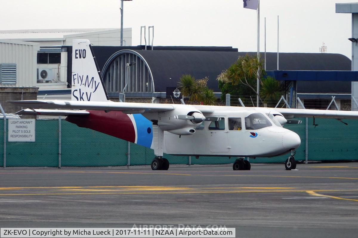 ZK-EVO, 1976 Britten-Norman BN-2A-26 Islander C/N 785, At Auckland