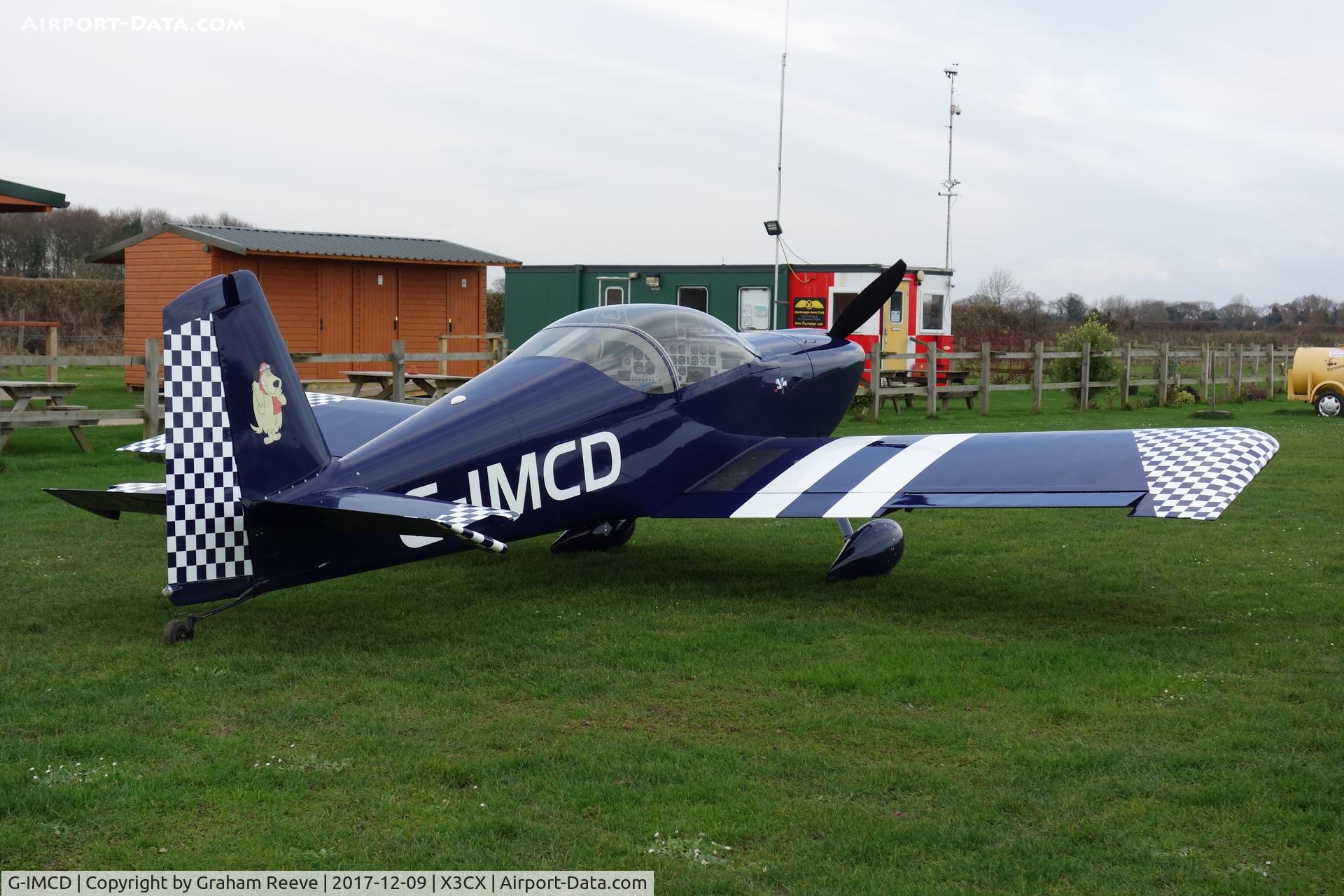 G-IMCD, 2005 Vans RV-7 C/N PFA 323-13965, With new tail logo.