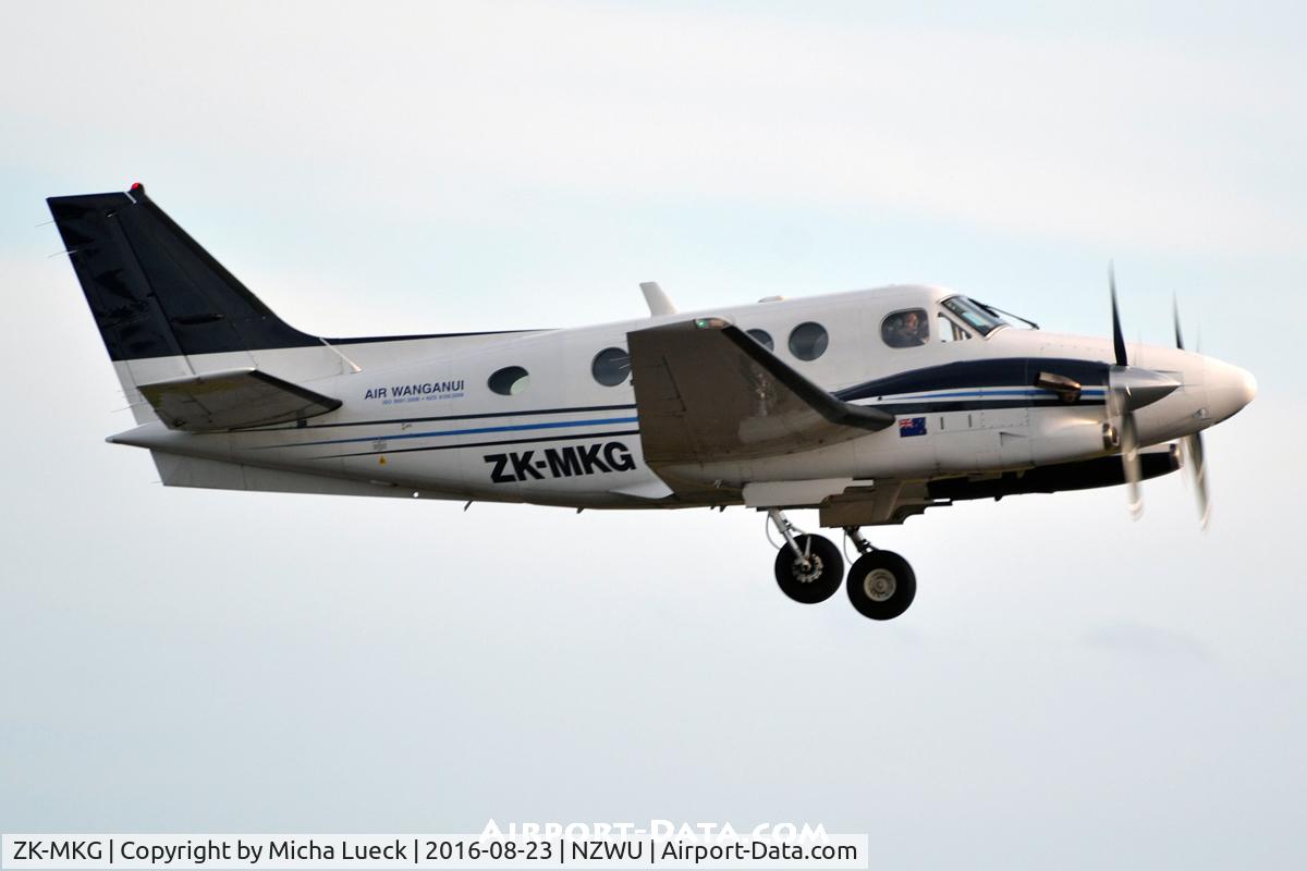 ZK-MKG, 1994 Beech C90A King Air C/N LJ-1367, At Whanganui