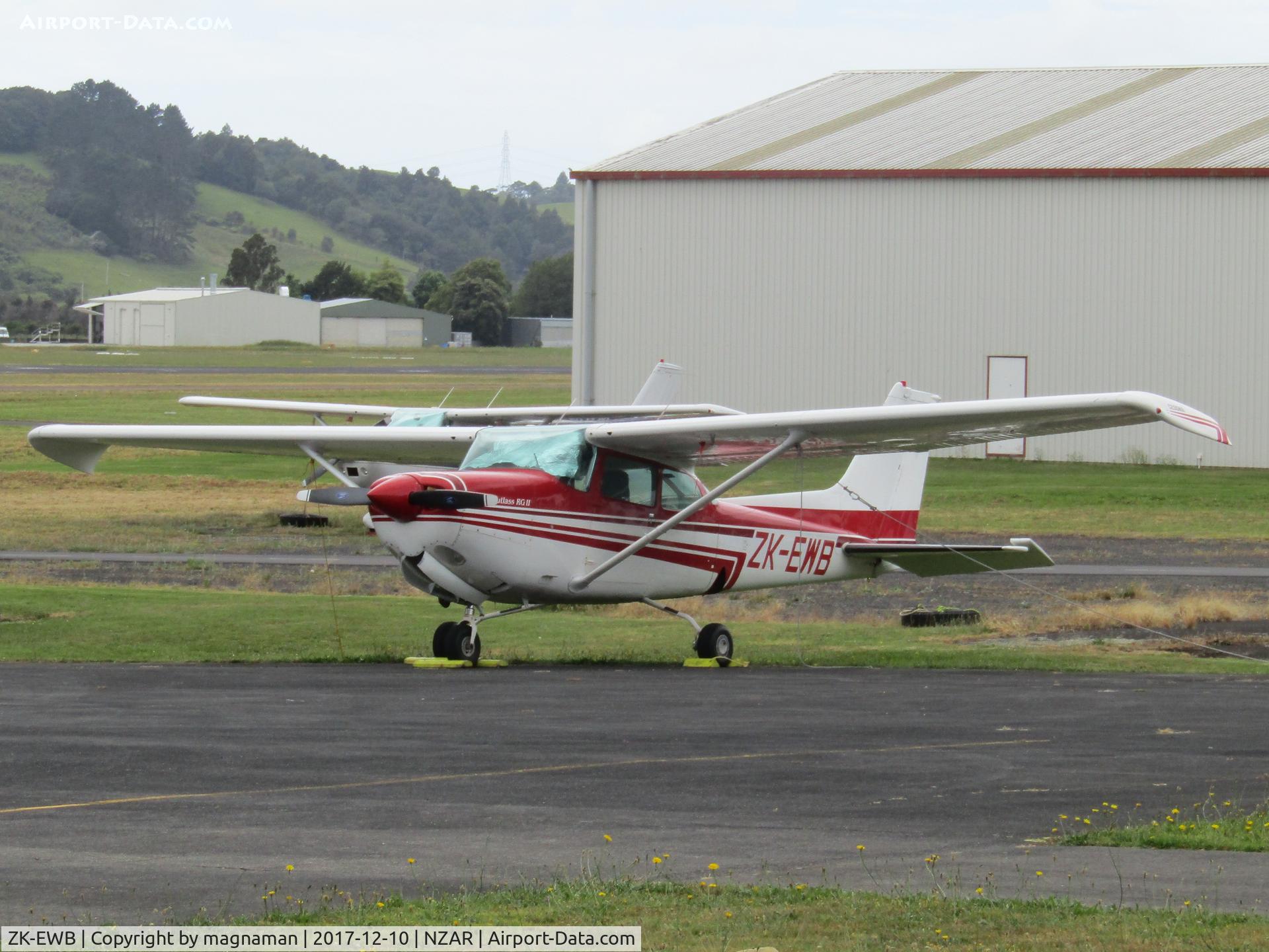 ZK-EWB, Cessna 172RG Cutlass RG C/N 172RG0671, at ardmore
