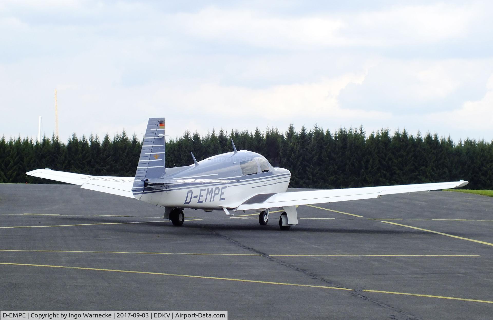 D-EMPE, 1990 Mooney M20J 201 C/N 24-3186, Mooney M20J at the Dahlemer Binz 60th jubilee airfield display