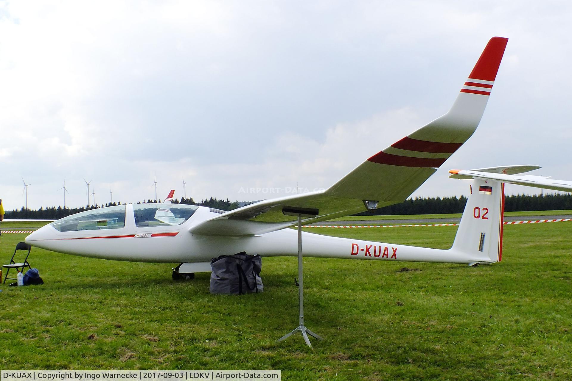 D-KUAX, Dg Flugzeugbau DG-1001M C/N Not found D-KUAX, DG Flugzeugbau DG-1001M at the Dahlemer Binz 60th jubilee airfield display