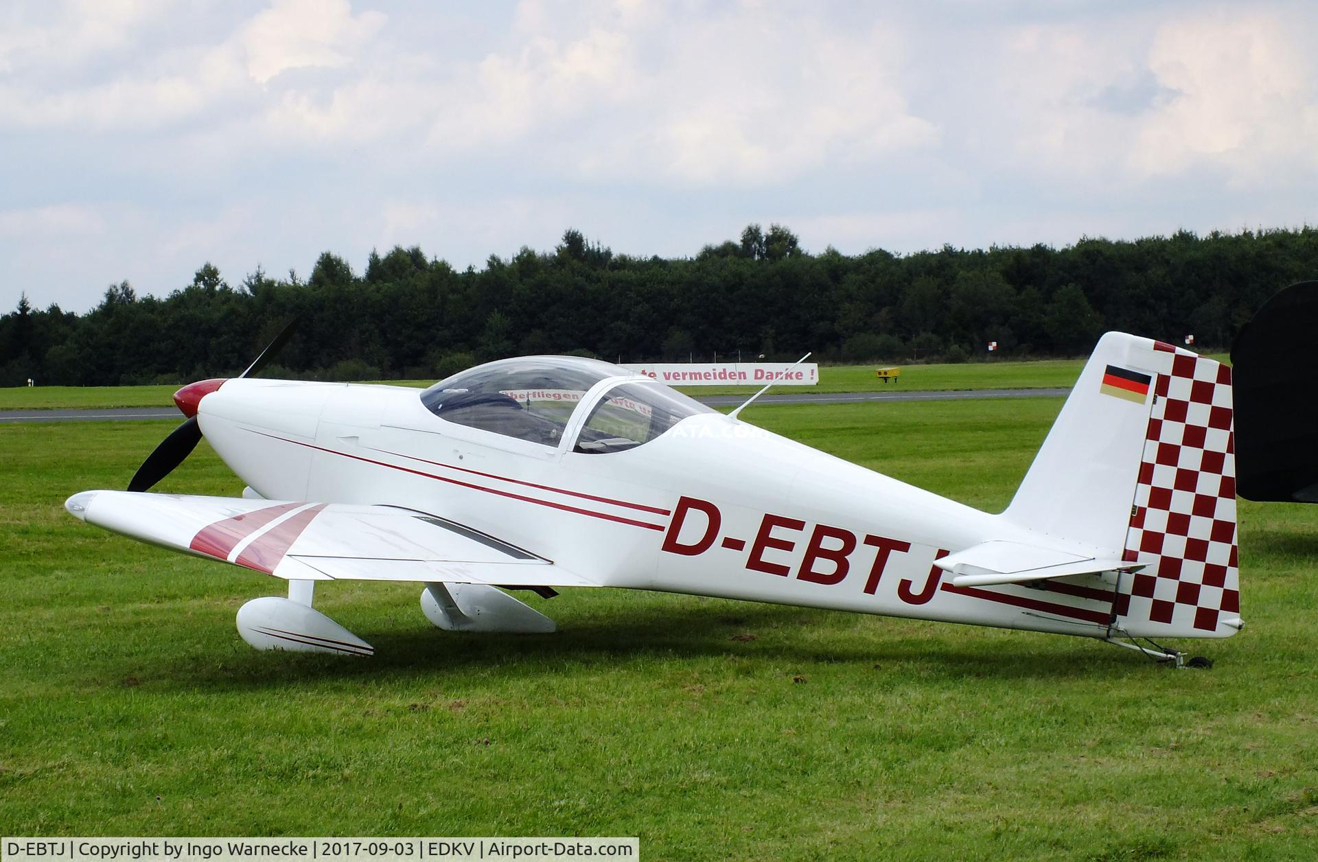 D-EBTJ, Vans RV-7 C/N 2002545, Vans RV-7 at the Dahlemer Binz 60th jubilee airfield display