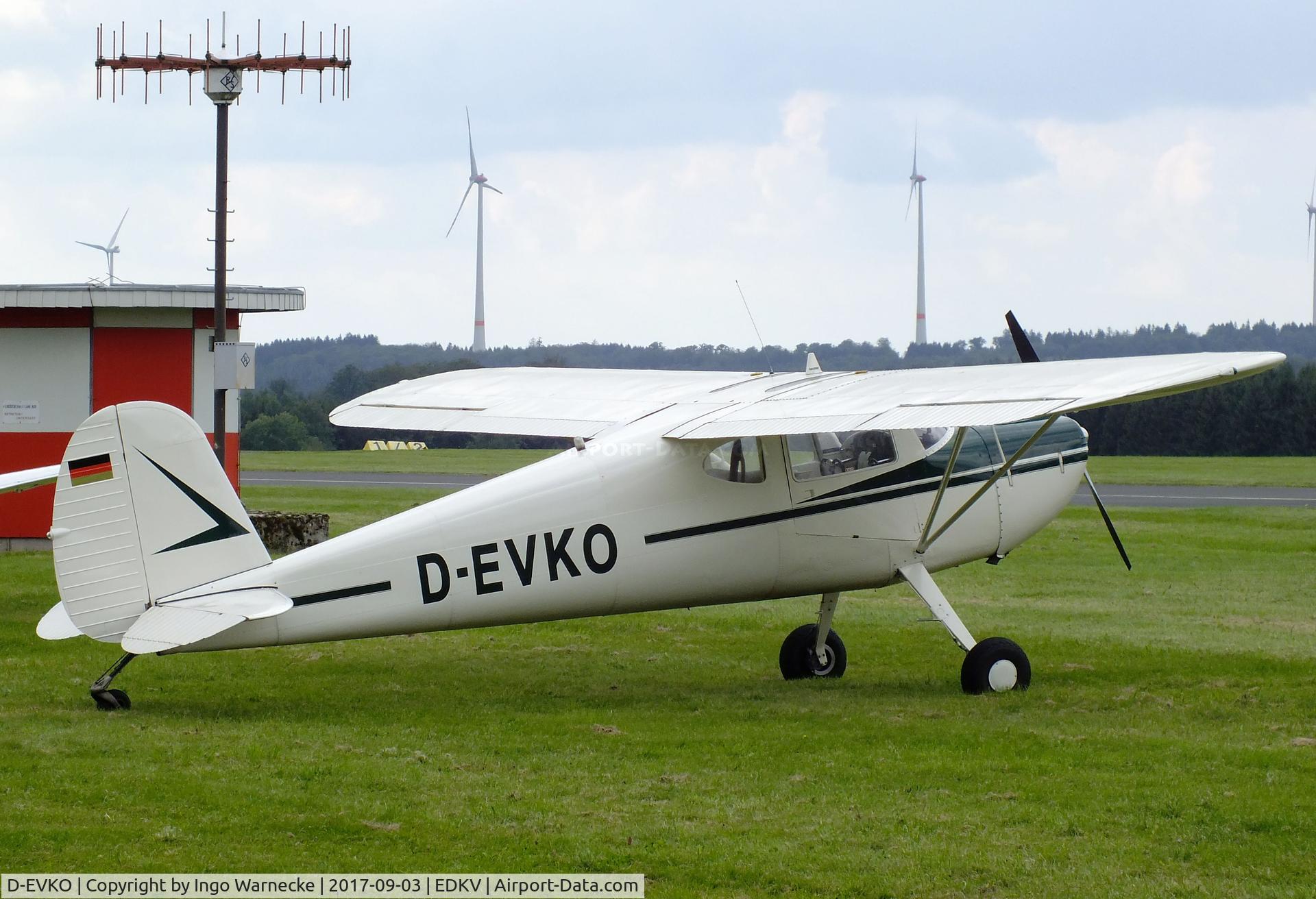 D-EVKO, 1946 Cessna 140 C/N 8936, Cessna 140 at the Dahlemer Binz 60th jubilee airfield display