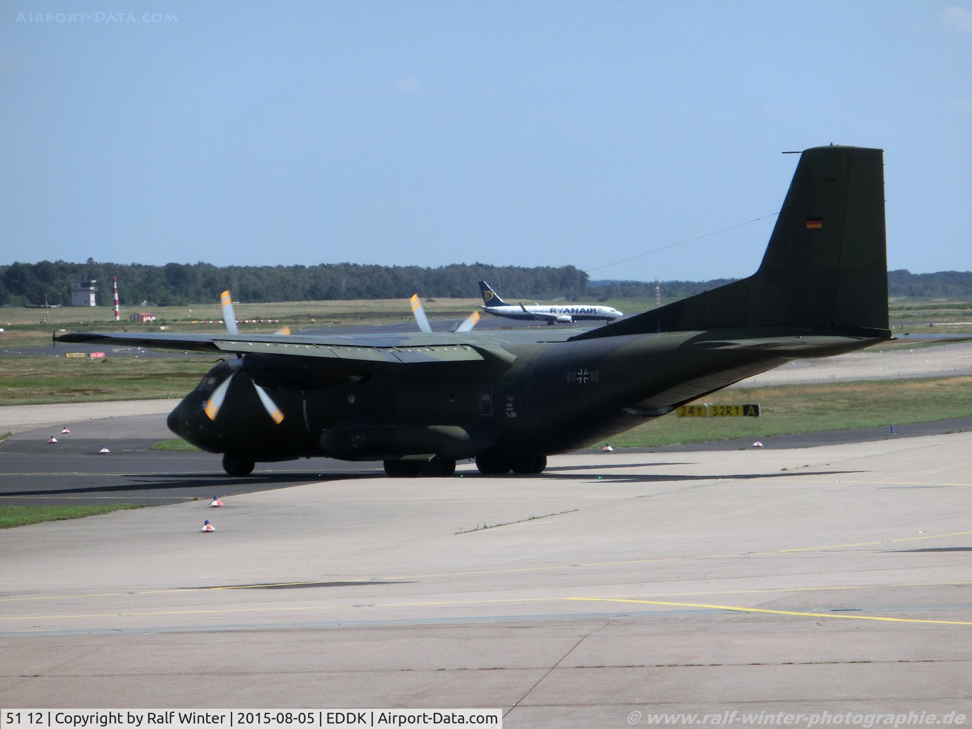 51 12, Transall C-160D C/N D149, Transall C-160D - GAF German Air Force - 382-4154 - 51+12 - 05.08.2015 - CGN