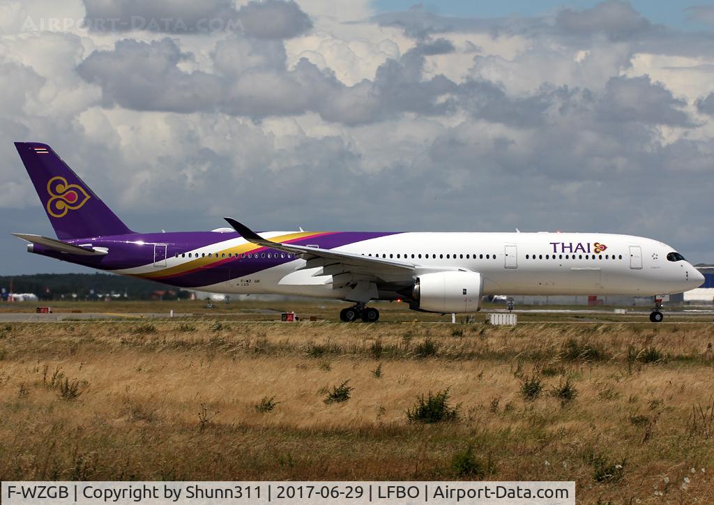 F-WZGB, 2017 Airbus A350-941 C/N 0123, C/n 0123 - To be HS-THF