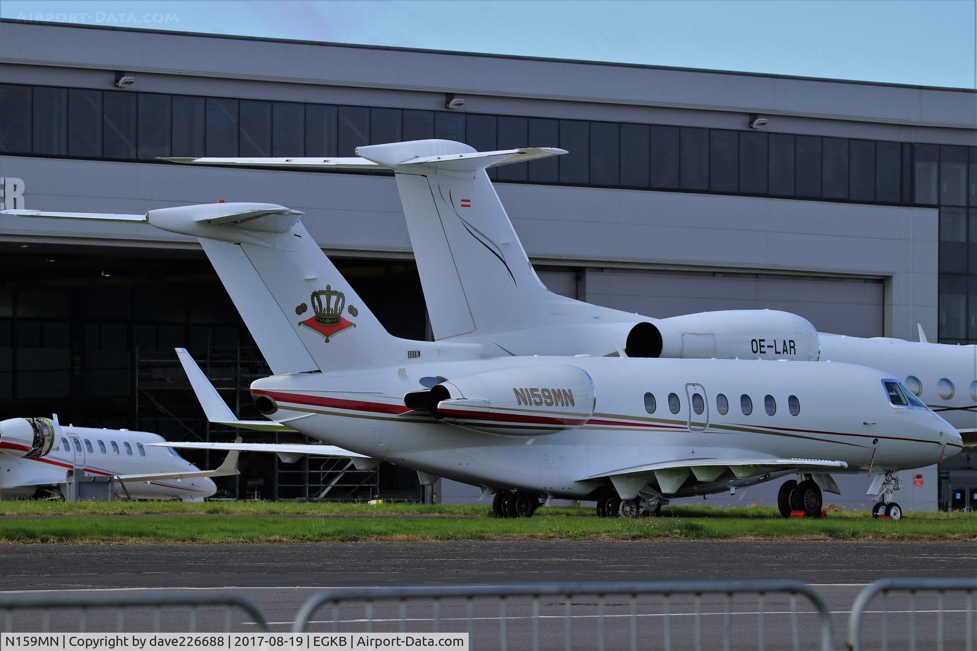 N159MN, 2007 Hawker 850XP C/N 258841, N159MN on Bombardiers Apron at Biggin Hill