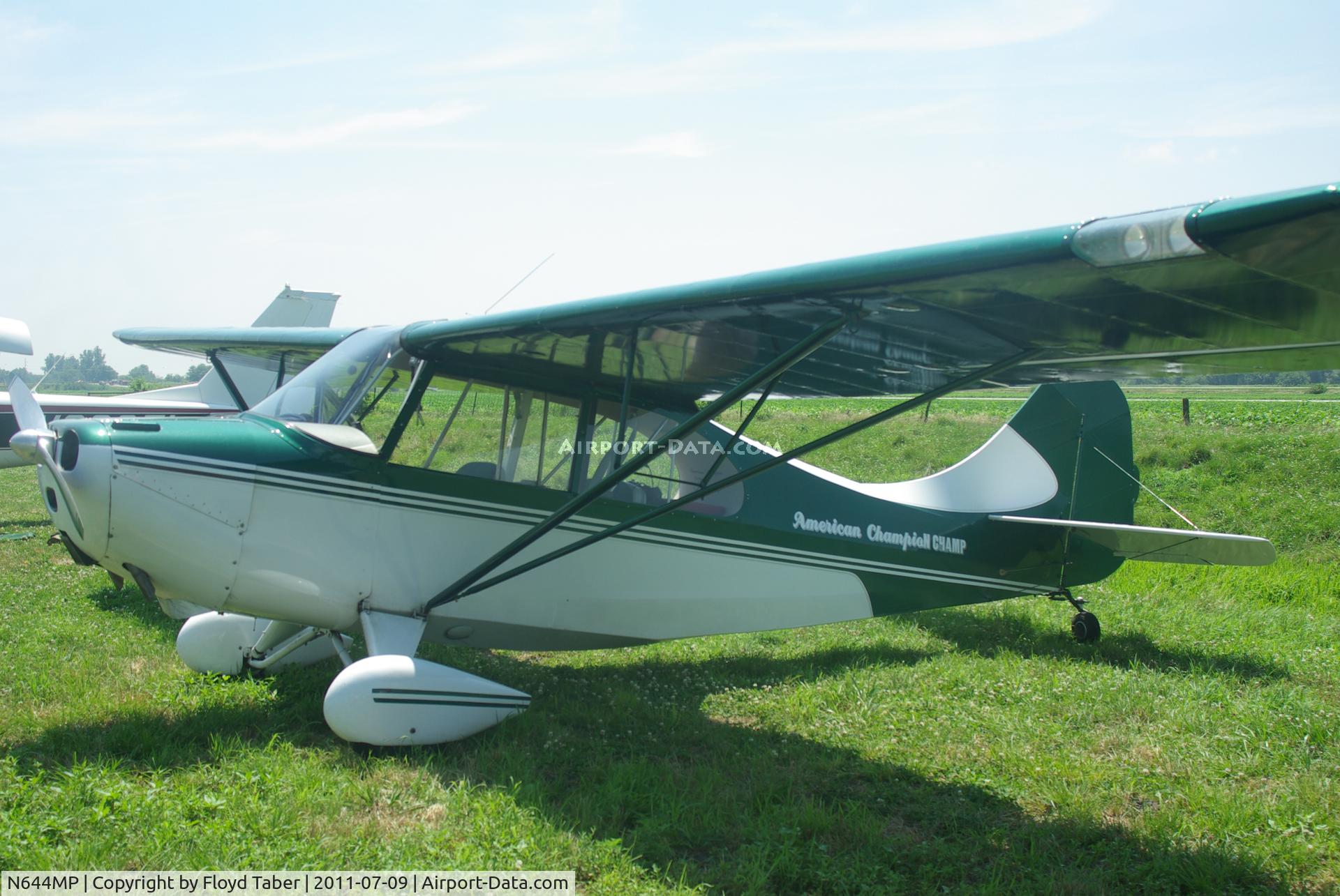 N644MP, 1958 Champion 7FC C/N 7FC-192, At the Flying Wingnuts Airshow in Tarkio Missouri