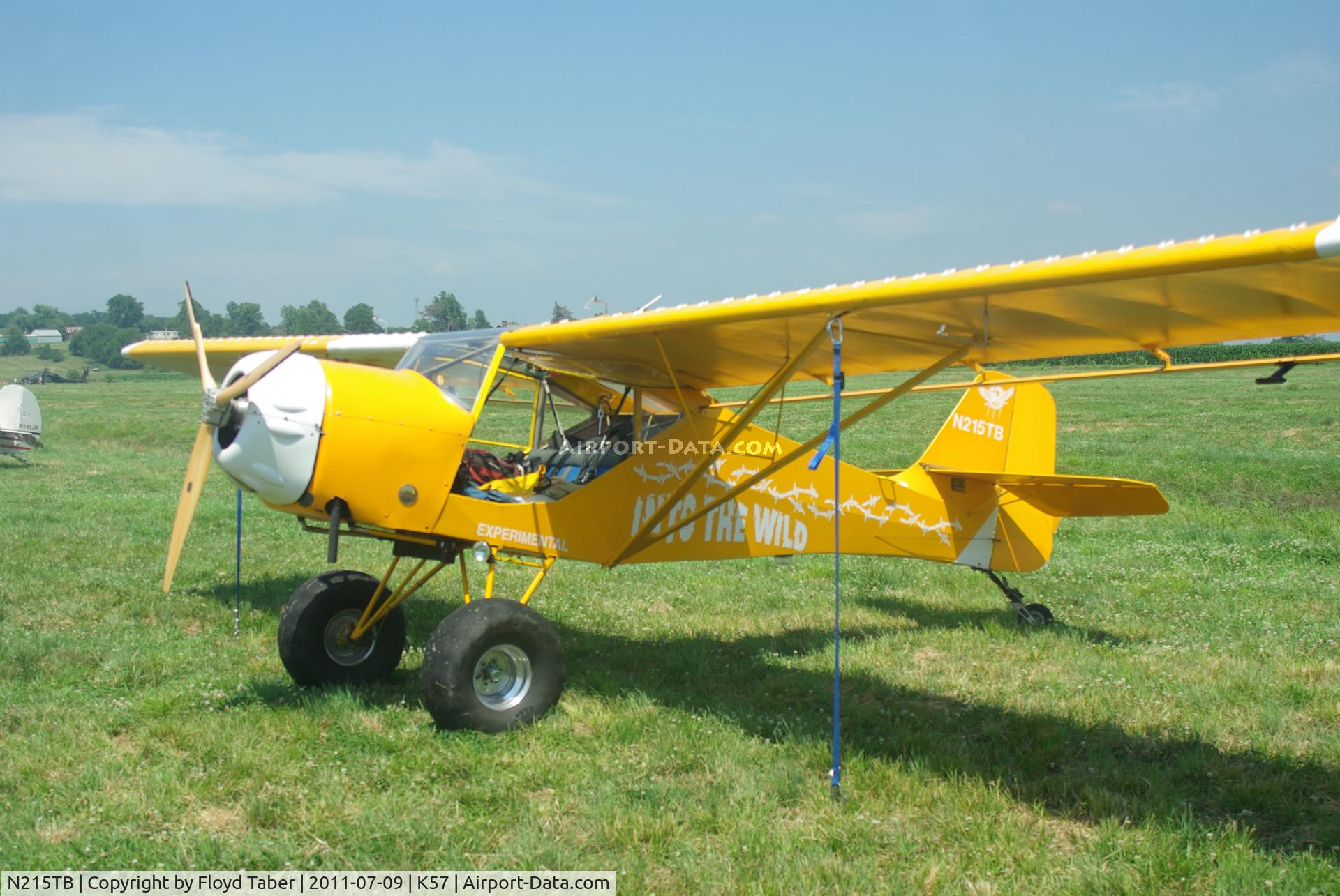 N215TB, 1989 Denney Kitfox Mk2 C/N 215, At the Flying Wingnuts Airshow in Tarkio Missouri