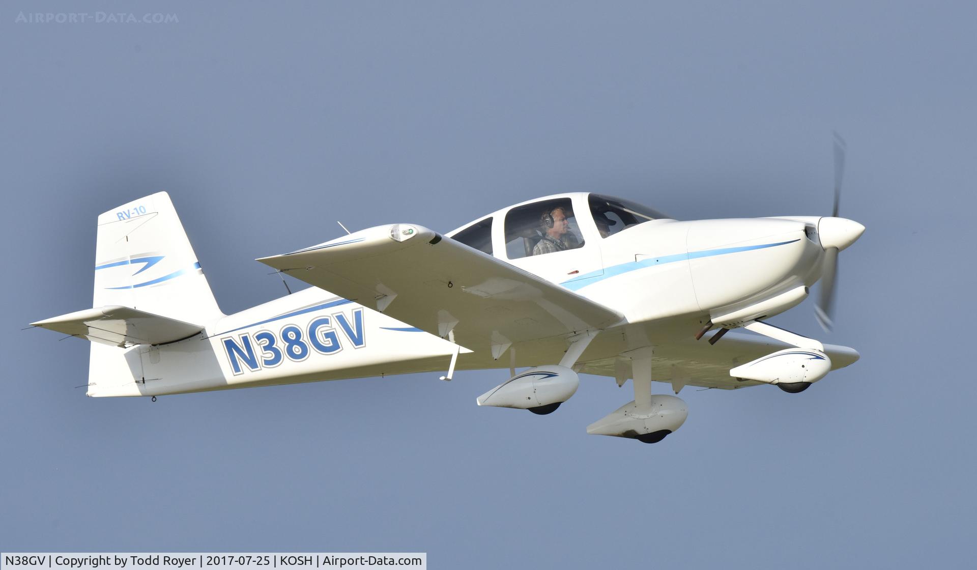 N38GV, 2010 Vans RV-10 C/N 40850, Airventure 2017