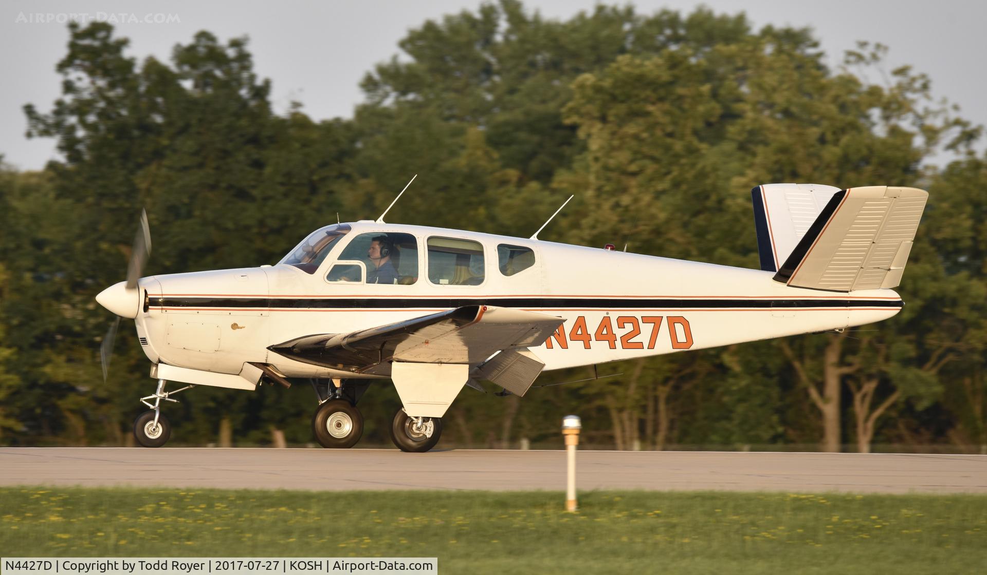 N4427D, 1956 Beech G35 Bonanza C/N D-4568, Airventure 2017