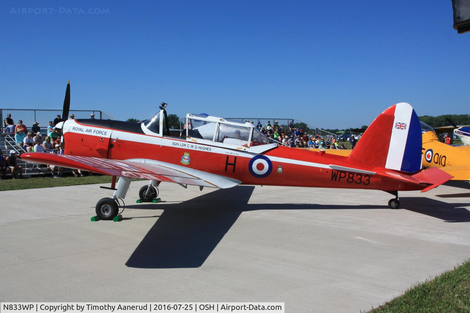 N833WP, 1952 De Havilland DHC-1 Chipmunk T.10 C/N C1/0714, 1952 De Havilland DHC-1 Chipmunk T.10, c/n: C1/0714