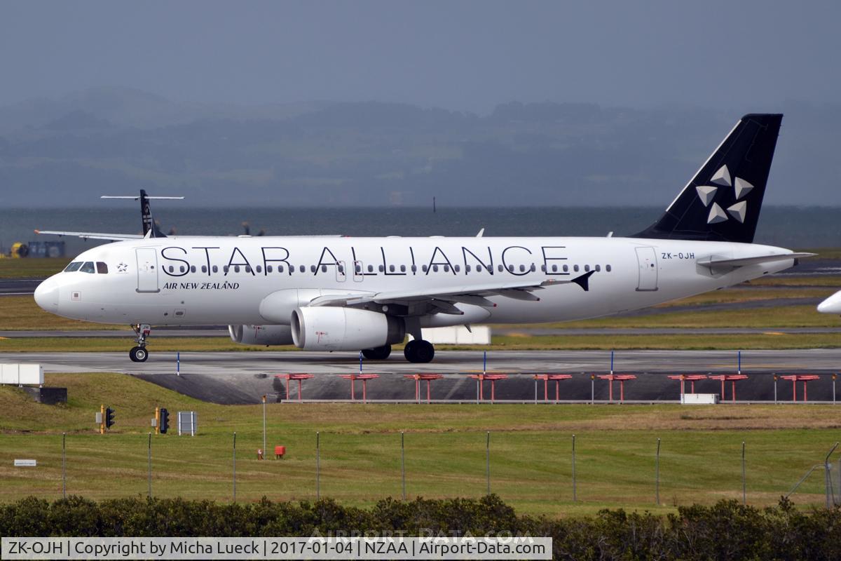 ZK-OJH, 2004 Airbus A320-232 C/N 2257, Air New Zealand's only aircraft in Star Alliance livery
