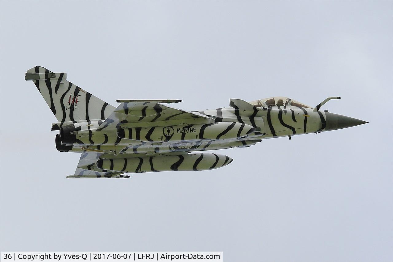 36, Dassault Rafale M C/N 36, Dassault Rafale M, Take off rwy 26, Landivisiau Naval Air Base (LFRJ) Tiger Meet 2017