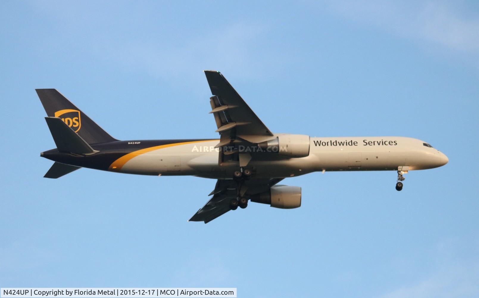 N424UP, 1991 Boeing 757-24APF C/N 25369, UPS 757-200