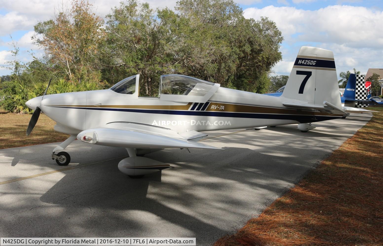 N425DG, 2007 Vans RV-7A C/N 71782, Vans RV-7A