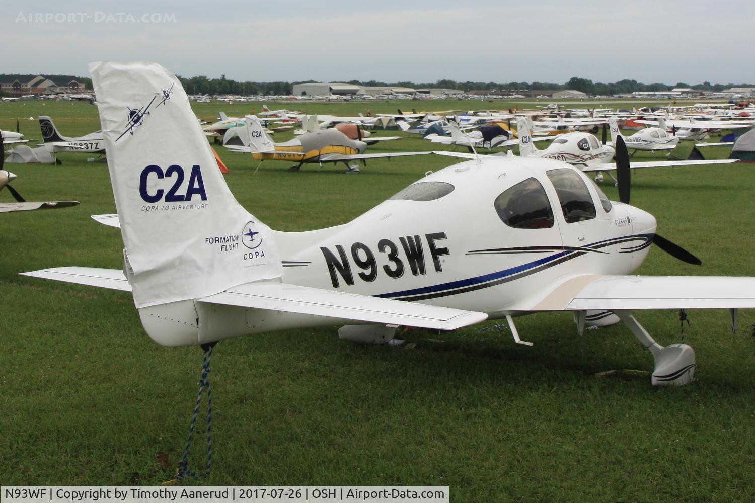 N93WF, 2001 Cirrus SR22 C/N 0087, 2001 Cirrus SR22, c/n: 0087