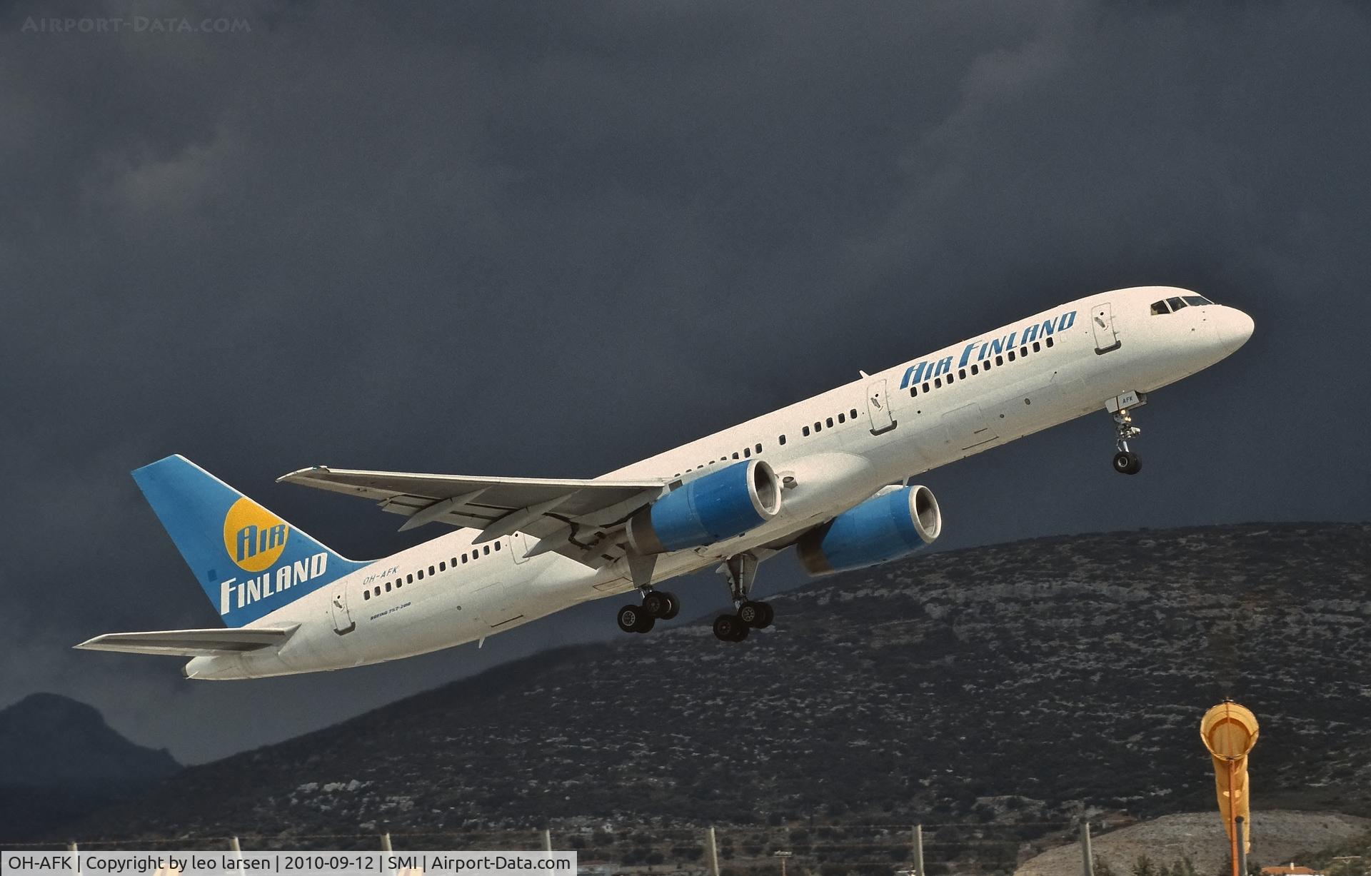 OH-AFK, 1993 Boeing 757-28A C/N 25622, Samos 12.9.2010