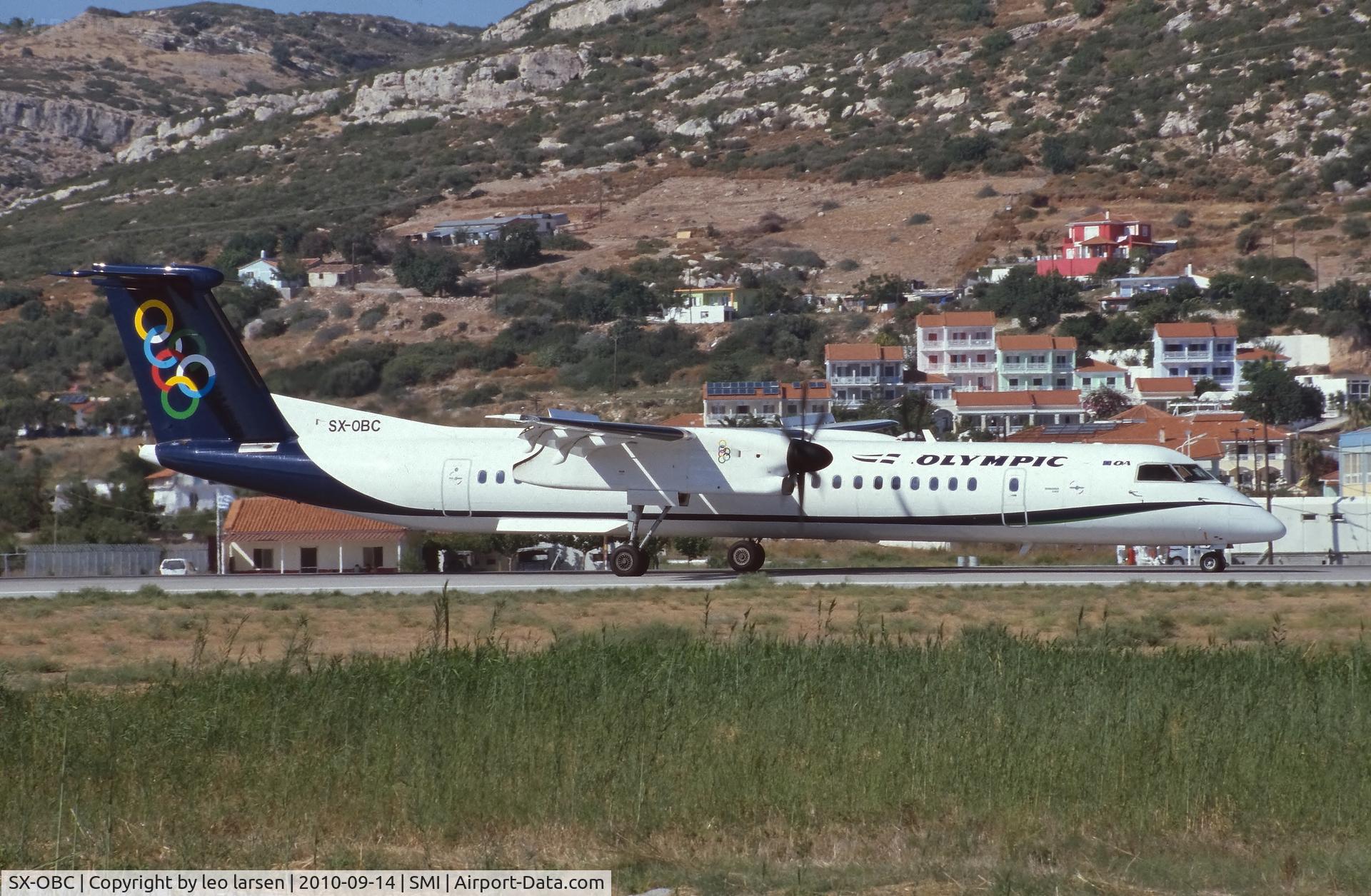 SX-OBC, 2009 De Havilland Canada DHC-8-402Q Dash 8 C/N 4276, Samos 14.9.2010
