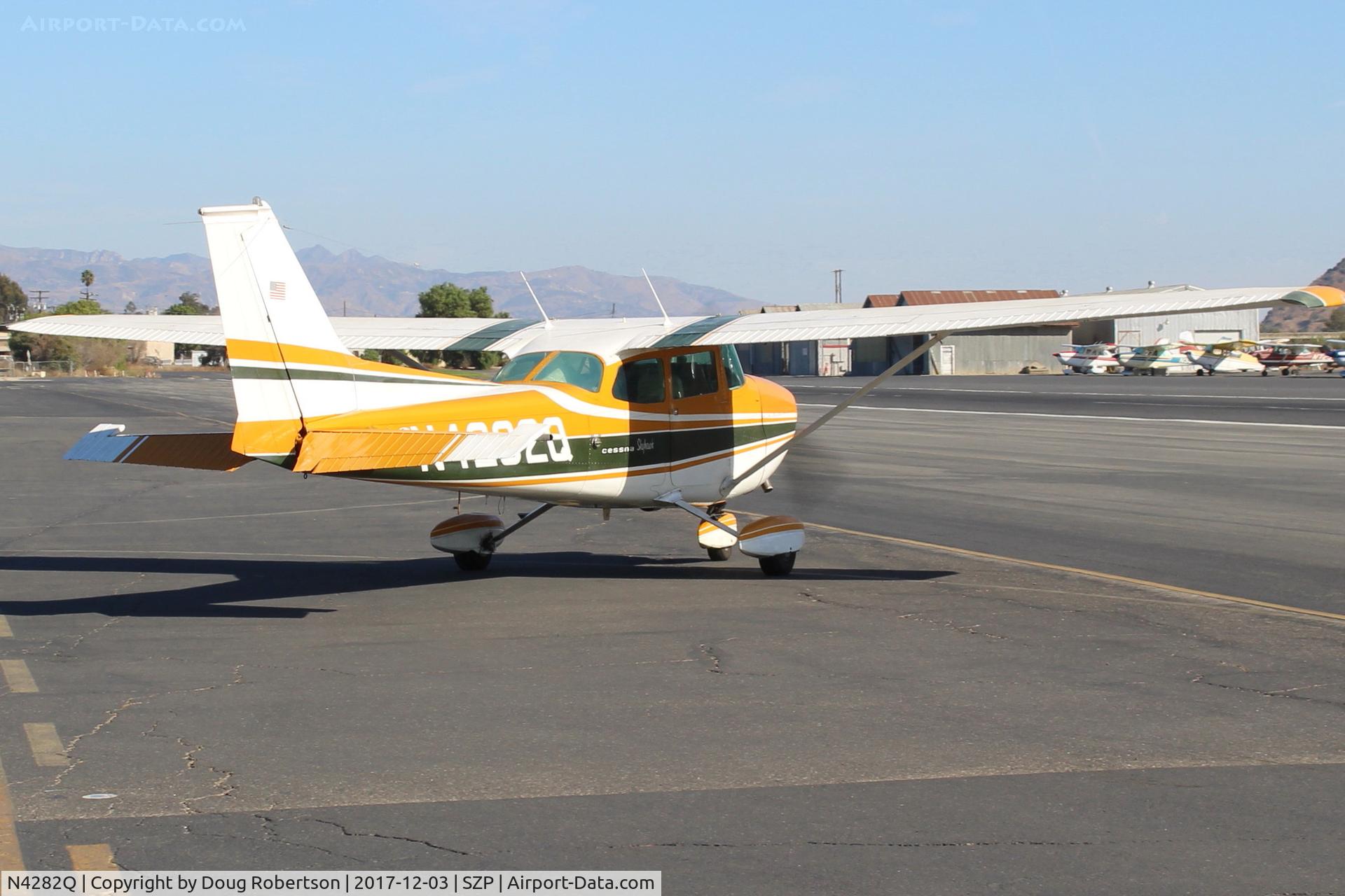 N4282Q, 1971 Cessna 172L C/N 17260182, 1971 Cessna 172L SKYHAWK, Lycoming O-320-E2D 150 Hp, taxi to Rwy 22