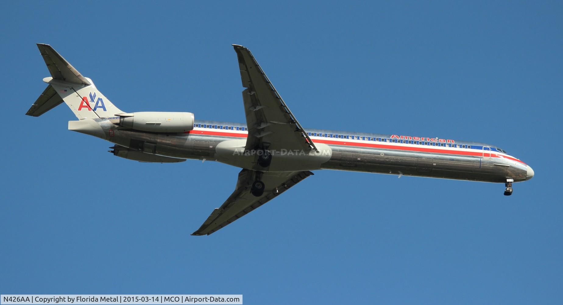 N426AA, 1986 McDonnell Douglas MD-82 (DC-9-82) C/N 49338, American