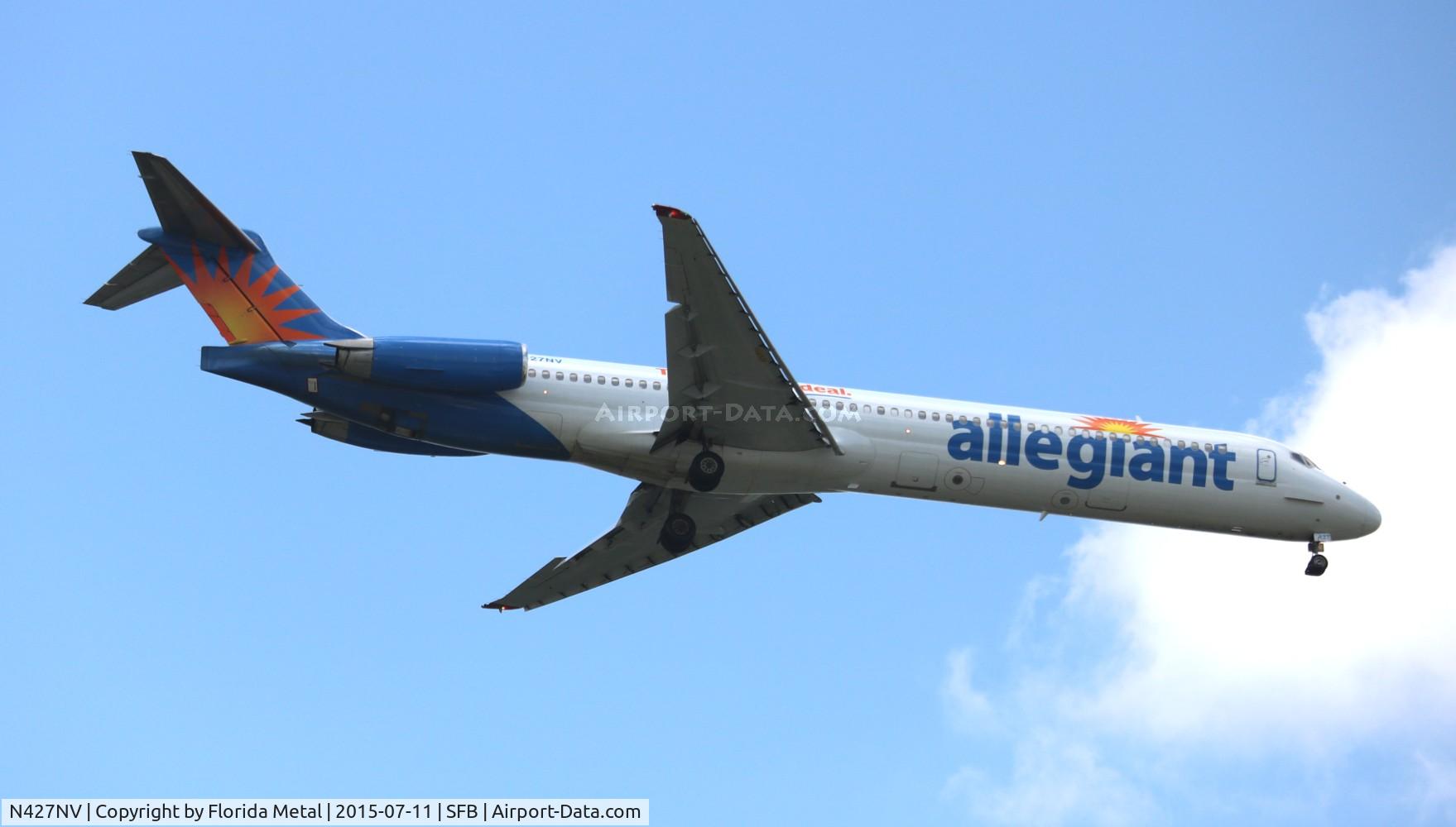 N427NV, 1986 McDonnell Douglas MD-82 (DC-9-82) C/N 49436, Allegiant