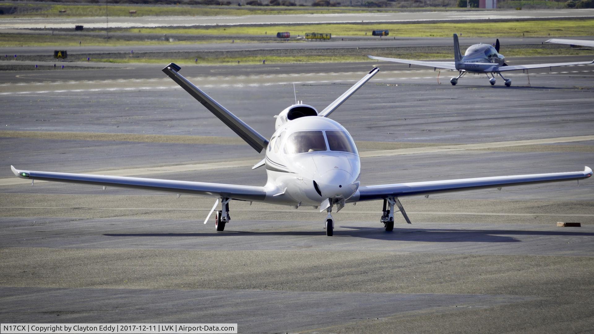 N17CX, 2017 Cirrus SF-50 Vision C/N 0017, Livermore Airport California 2017.