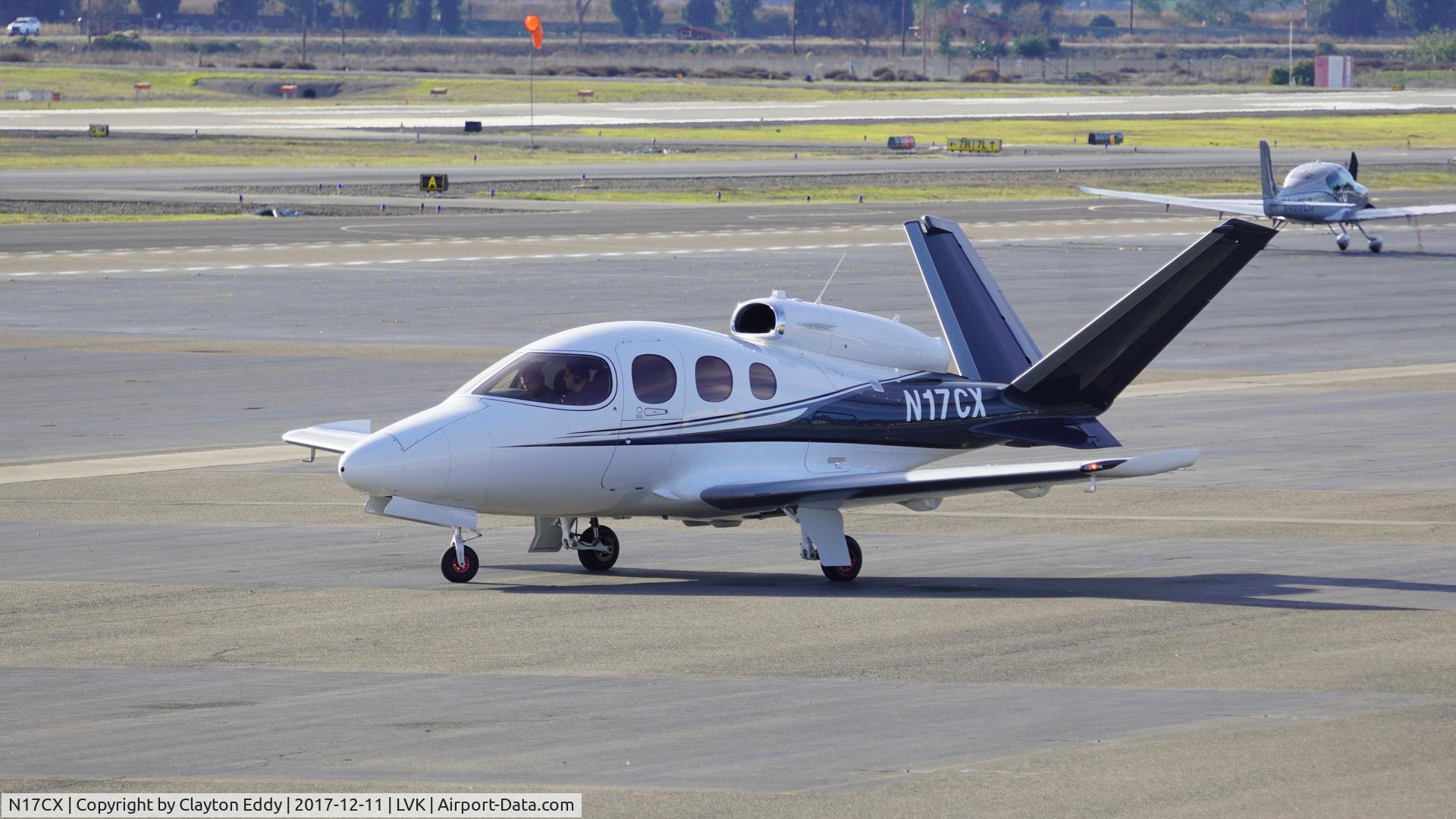 N17CX, 2017 Cirrus SF-50 Vision C/N 0017, Livermore Airport California 2017.