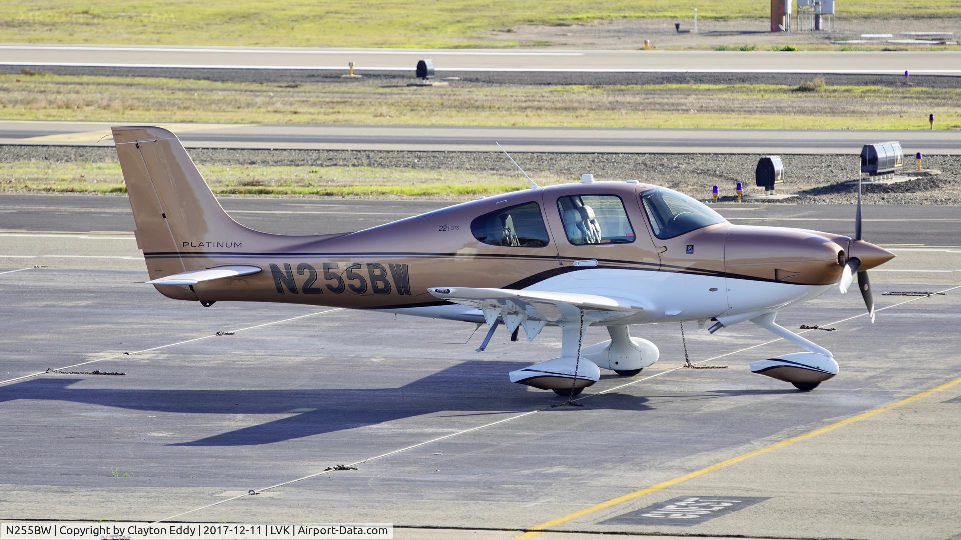 N255BW, 2016 Cirrus SR22 C/N 4391, Livermore Airport California 2017.
