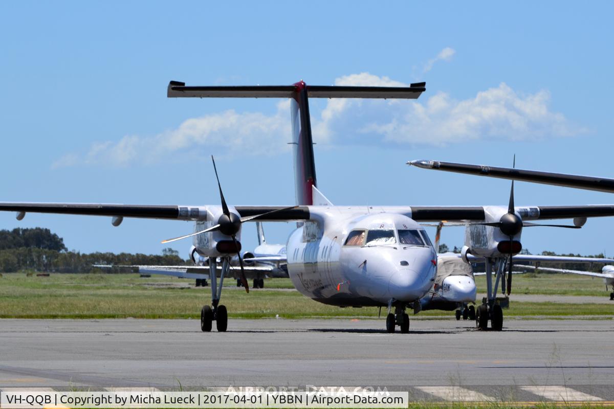 VH-QQB, 1983 De Havilland Canada DHC-8-102 Dash 8 C/N 004, At Brisbane