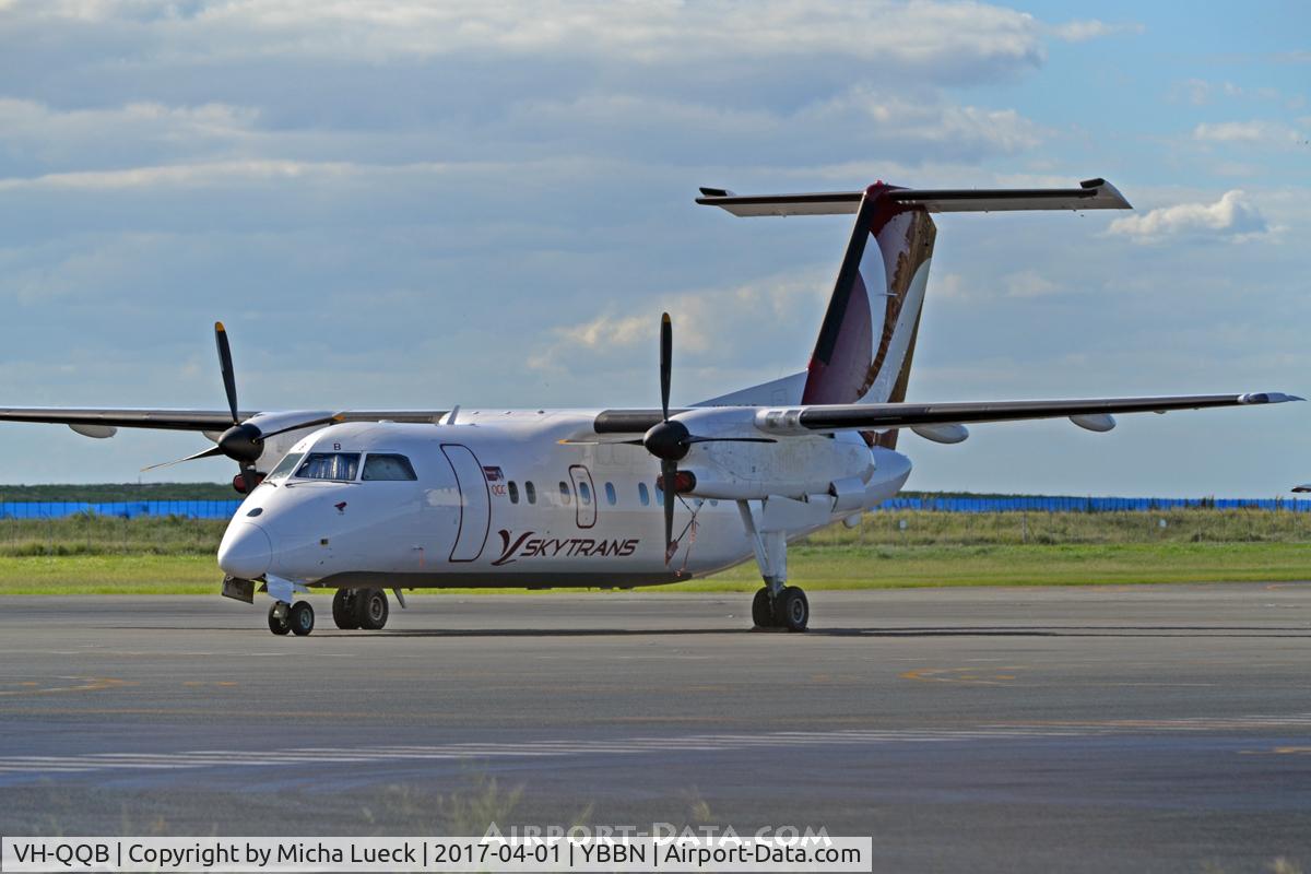 VH-QQB, 1983 De Havilland Canada DHC-8-102 Dash 8 C/N 004, At Brisbane