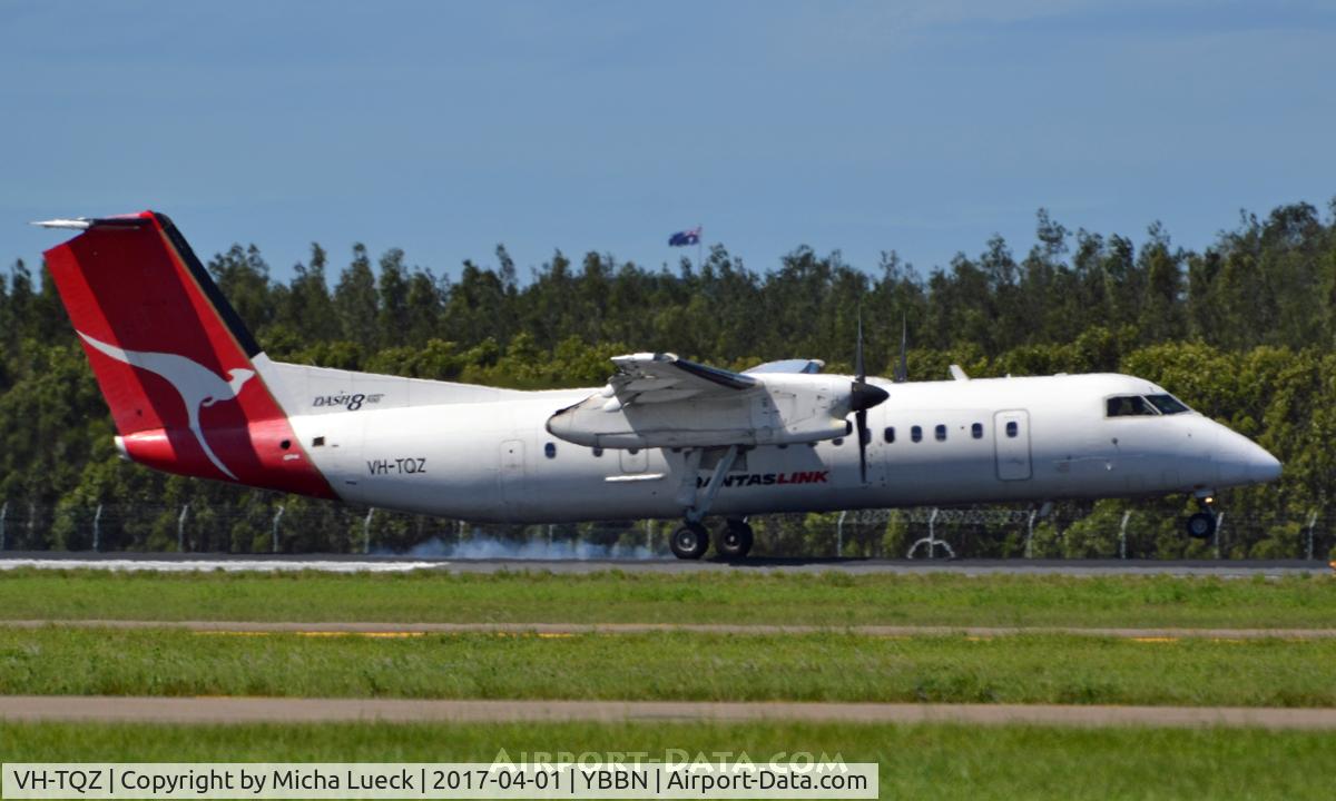 VH-TQZ, 2000 De Havilland Canada DHC-8-315Q Dash 8 C/N 555, At Brisbane