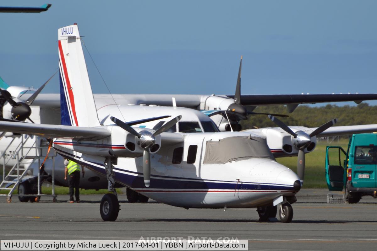 VH-UJU, 1969 Aero Commander 500-S C/N 3055, At Brisbane