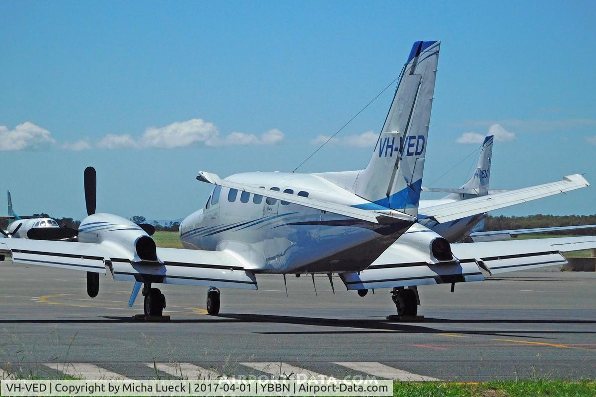 VH-VED, 1981 Cessna 441 Conquest II C/N 441-0272, At Brisbane