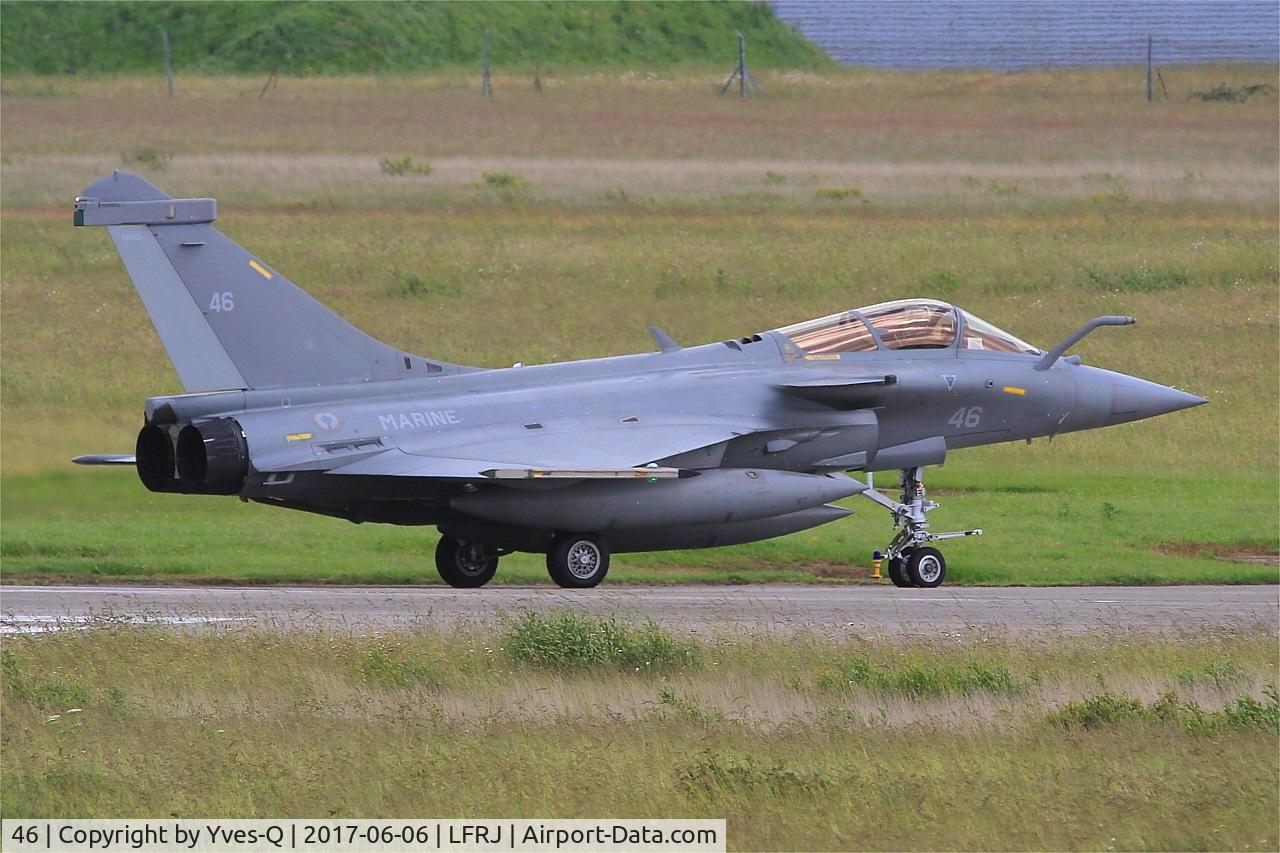 46, 2016 Dassault Rafale M C/N 46, Dassault Rafale M, Taxiing to flight line, Landivisiau Naval Air Base (LFRJ) Tiger Meet 2017
