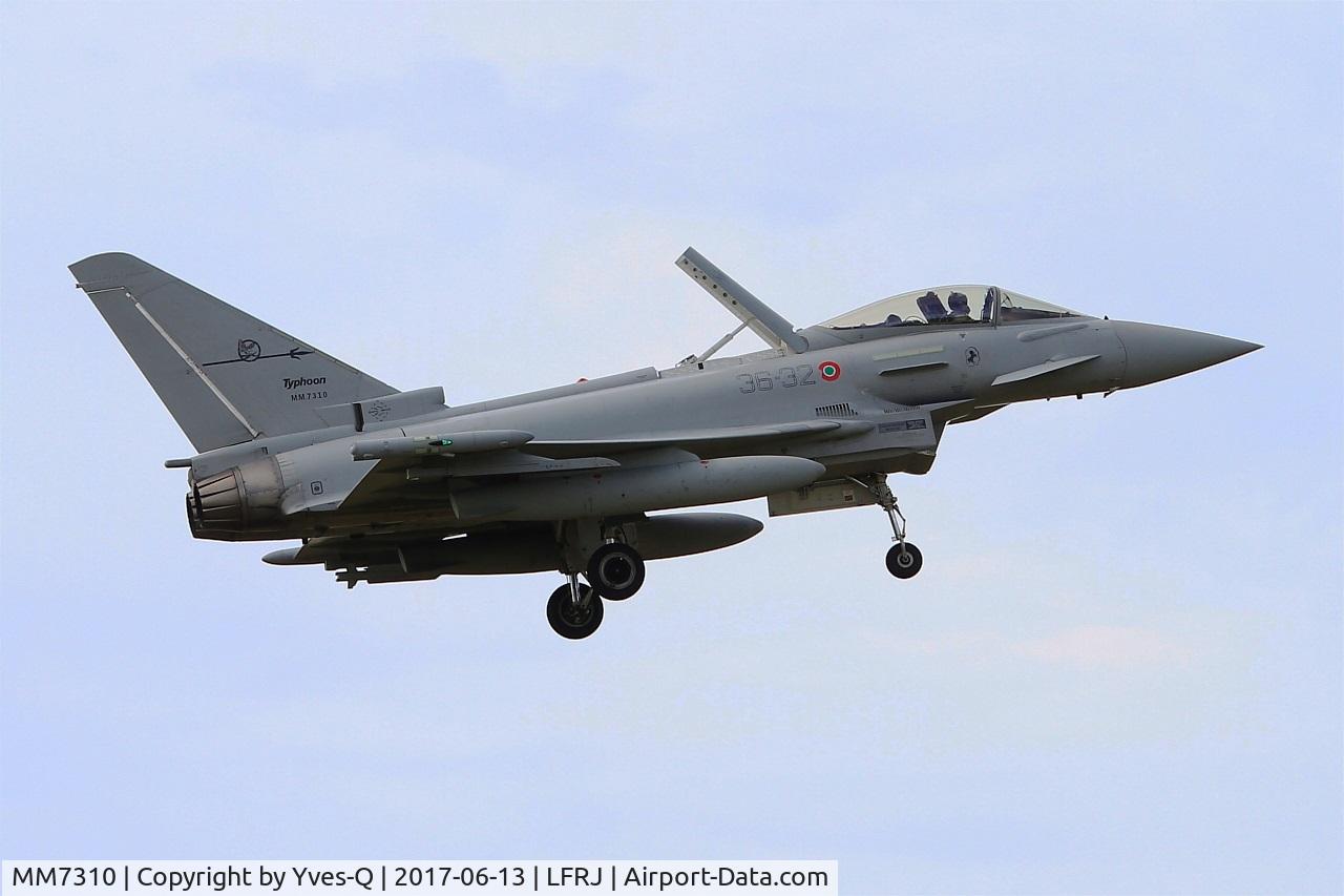 MM7310, Eurofighter EF-2000 Typhoon S C/N IS042, Eurofighter EF-2000 Typhoon S, On final rwy 08, Landivisiau Naval Air Base (LFRJ) Tiger Meet 2017