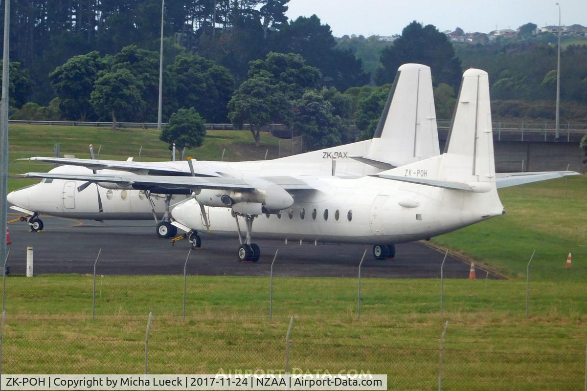 ZK-POH, 1984 Fokker F-27-500 Friendship C/N 10680, With ZK-PAX