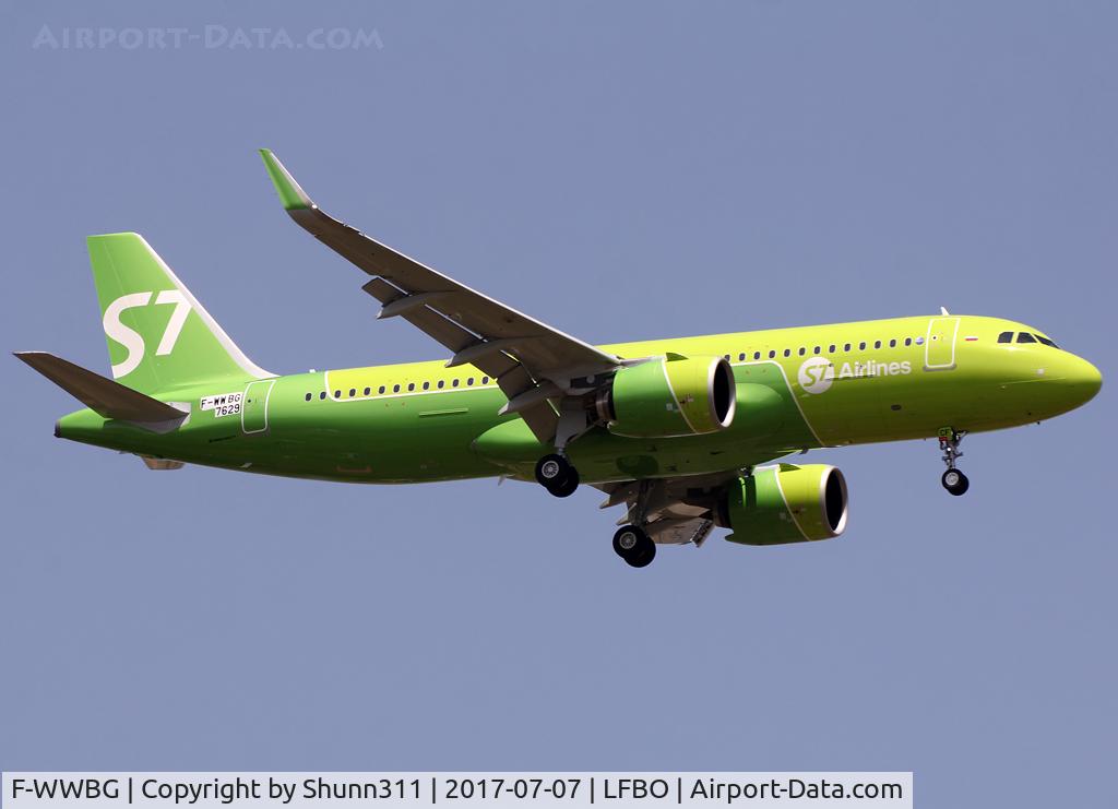 F-WWBG, 2017 Airbus A320-271N C/N 7629, C/n 7629 - To be VQ-BCF
