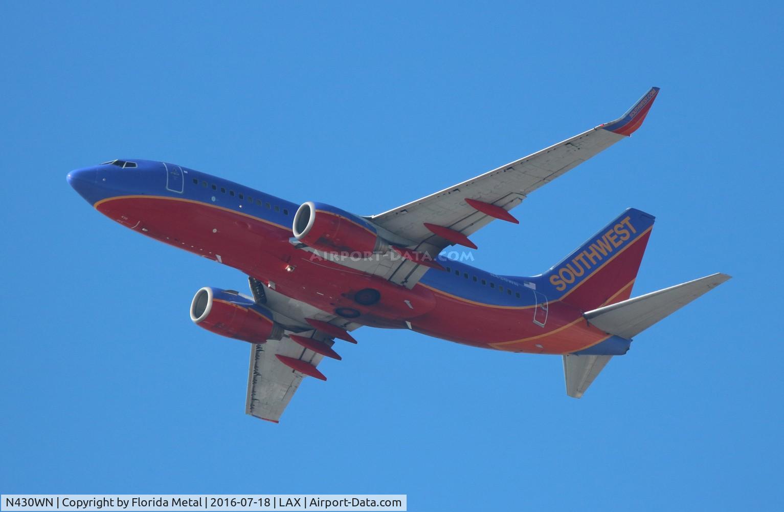N430WN, 2002 Boeing 737-7H4 C/N 33659, Southwest