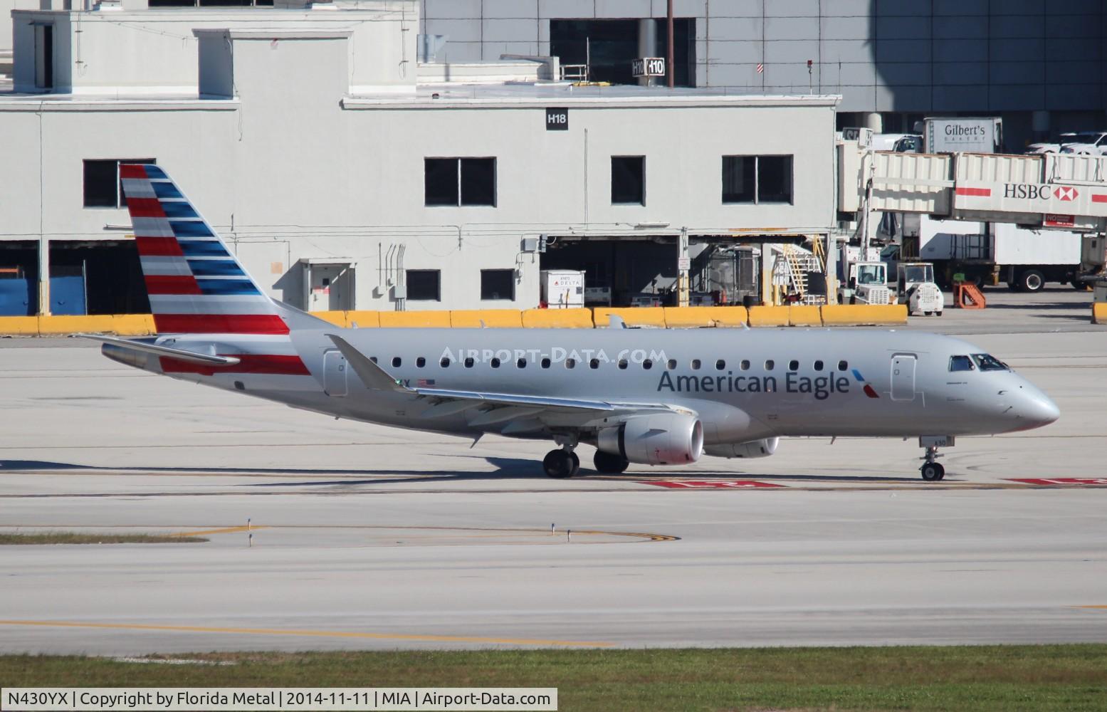 N430YX, 2014 Embraer 175LR (ERJ-170-200LR) C/N 17000409, American Eagle