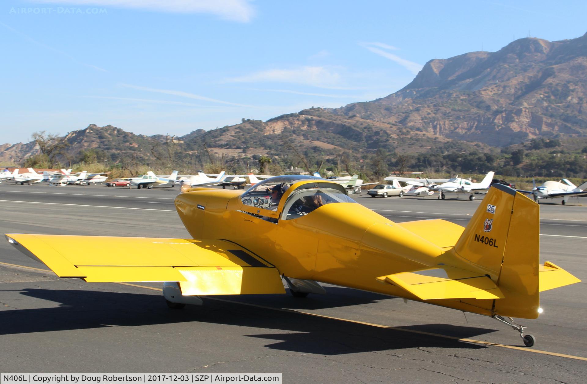 N406L, 2008 Vans RV-6 C/N 936, Provo PROVO 6, Lycoming O-320 160 Hp, taxi back, Young Eagles flight
