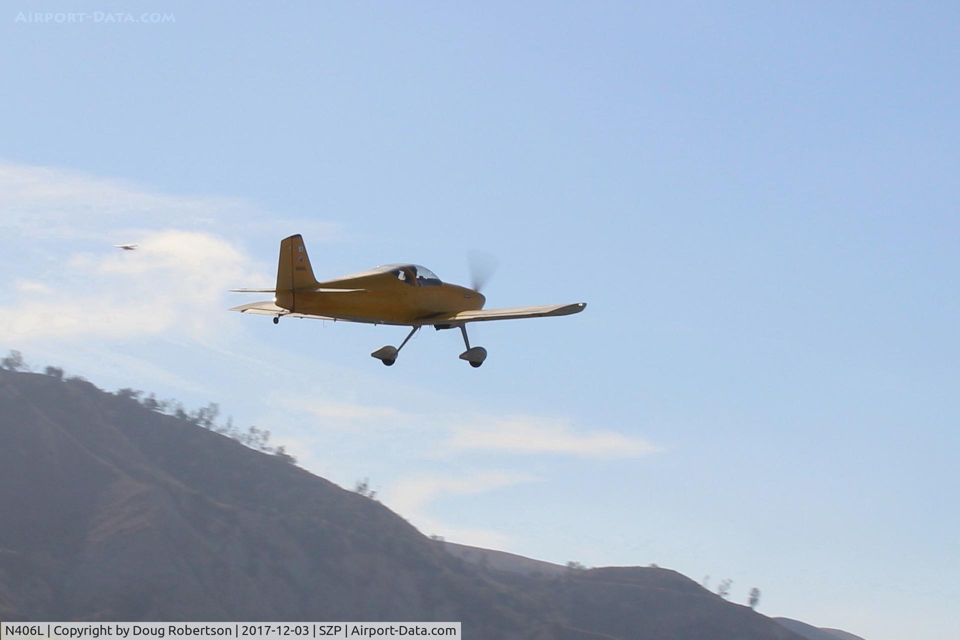 N406L, 2008 Vans RV-6 C/N 936, Provo PROVO 6, Lycoming O-320 160 Hp, takeoff climb Rwy 22, Young Eagles flight
