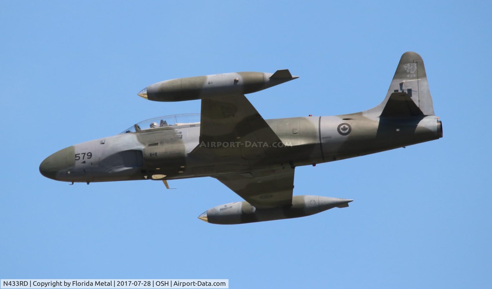 N433RD, 1952 Canadair CT-133 Silver Star C/N T33-579, CT-133