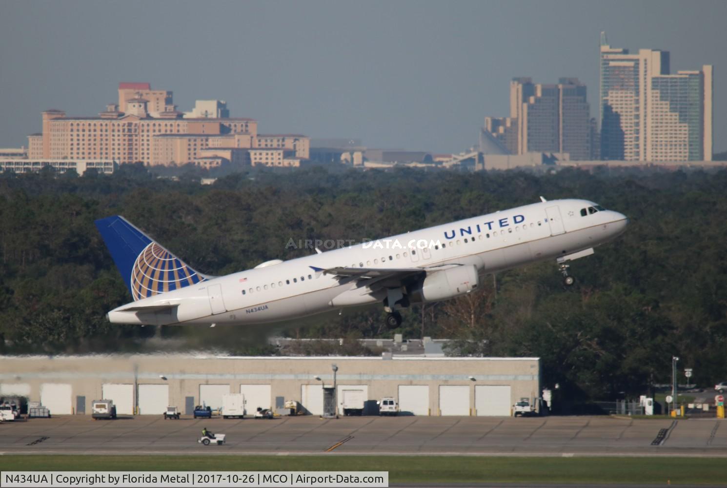 N434UA, 1996 Airbus A320-232 C/N 592, United