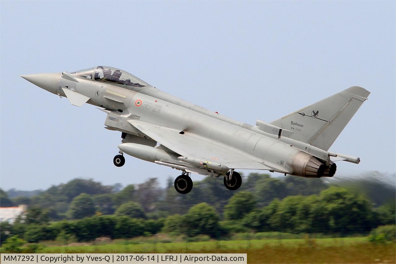 MM7292, Eurofighter EF-2000 Typhoon S C/N IS024, Eurofighter EF-2000 Typhoon S, Take off rwy 26, Landivisiau Naval Air Base (LFRJ) Tiger Meet 2017