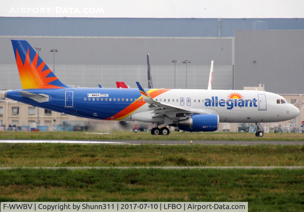 F-WWBV, 2017 Airbus A320-214 C/N 7781, C/n 7781 - To be N248NV